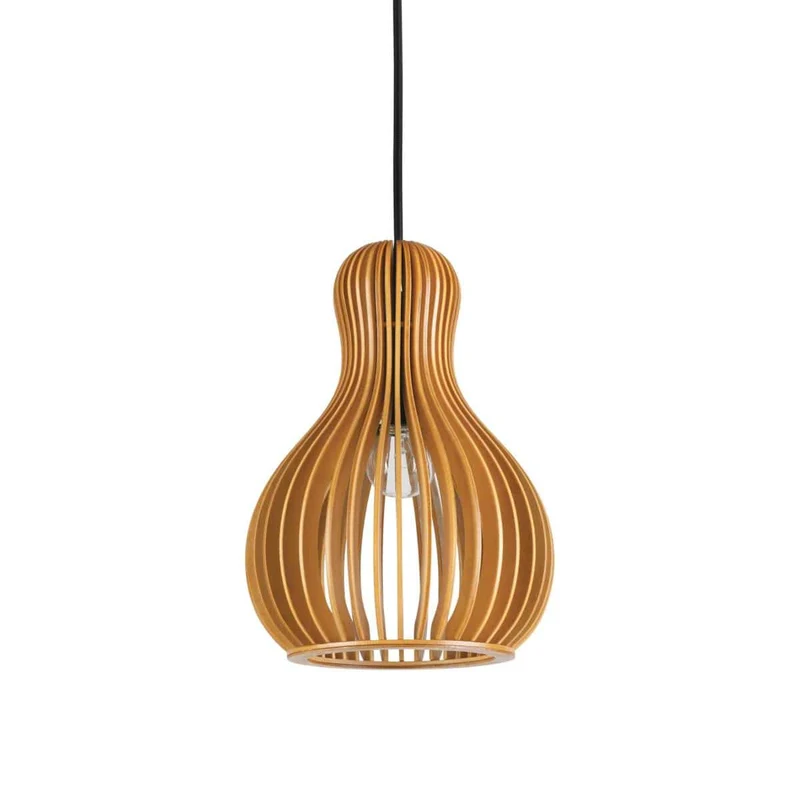 Suspension CITRUS-3 bois naturel