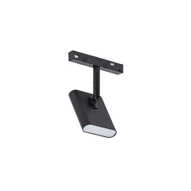 Spot LED sur Rail Magnétique Rectangulaire 48V 5W Orientable NOIR