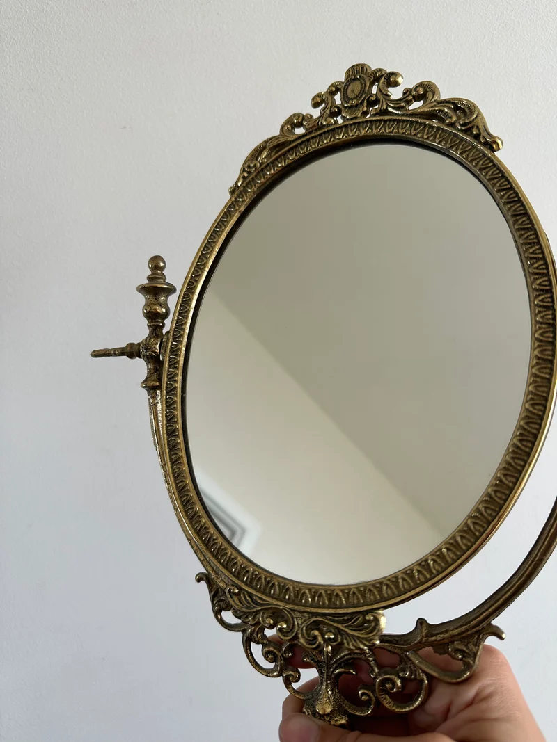 Miroir psyché en bronze
