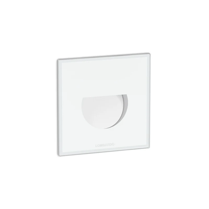 Lombardo Pin Q Asimmetrico Recessed Step Light 2 W Black 2700K