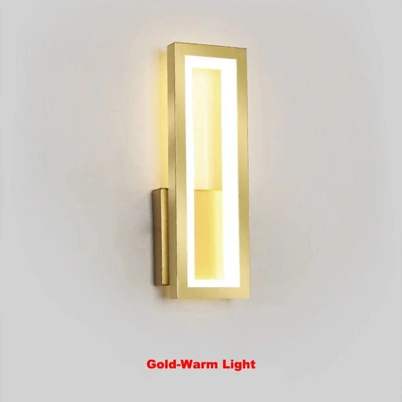 Modern Minimalist Wall Lamps Home Decor Living Room Bedroom Bedside 16w Ac96v-260v Led Sconce Black White Light Aisle Decoration