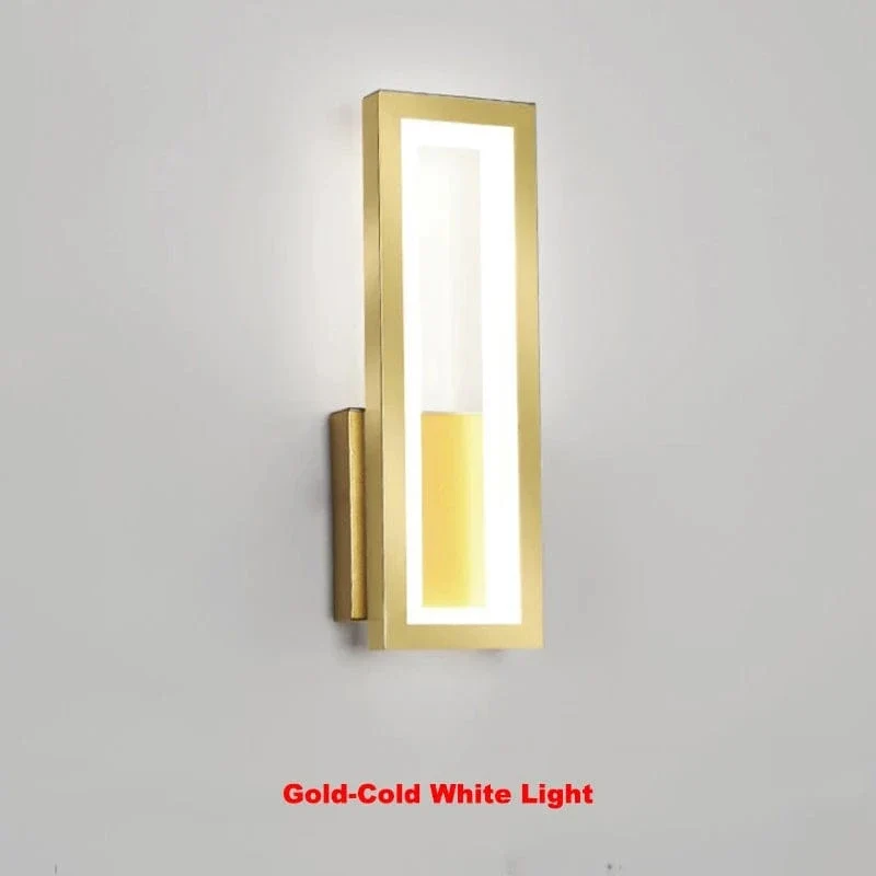 Modern Minimalist Wall Lamps Home Decor Living Room Bedroom Bedside 16w Ac96v-260v Led Sconce Black White Light Aisle Decoration