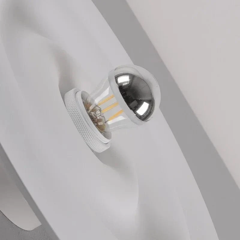 Nordic modern circular wall lamp background wall staircase corridor entrance designer water ripple decorative lighting fixture