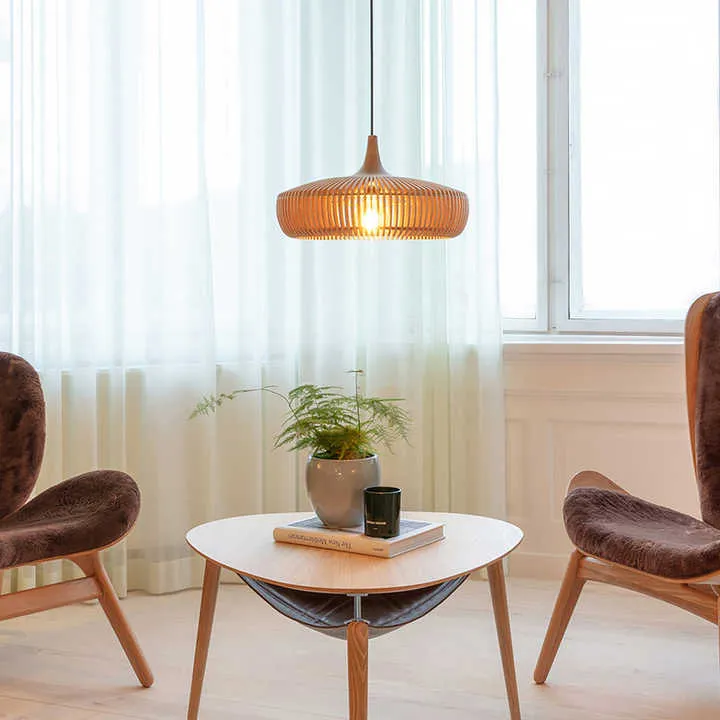 Petite Lampe Suspendue Bois