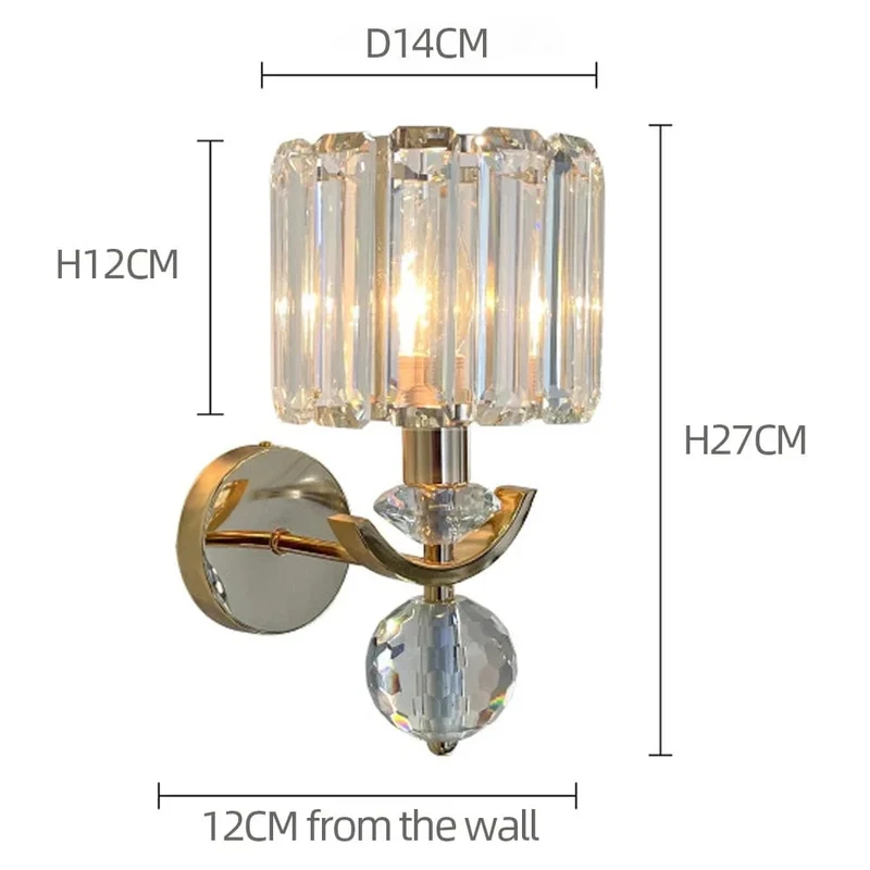 Lumiere Murale en Cristal