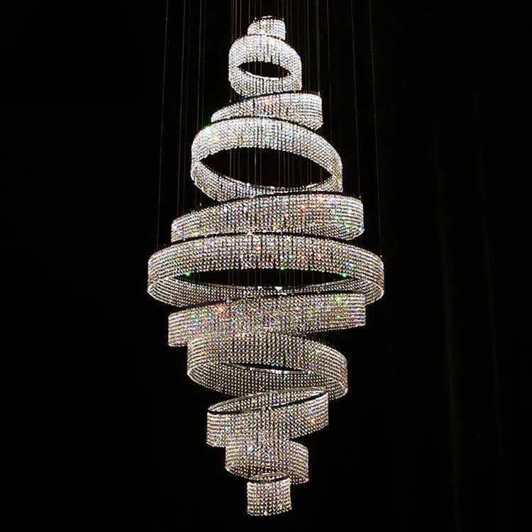 Grand Lustre LED Moderne