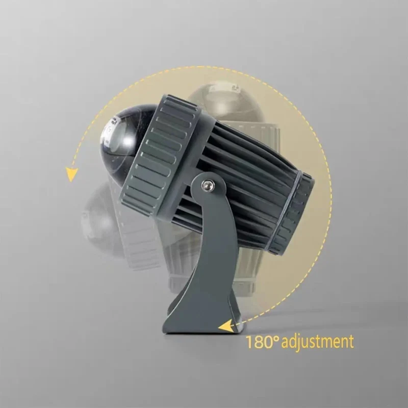 Heavy Duty Long Throw Led Floodlight Kick Butt Weatherproof Outdoor Wall Spotlight IP66 Certified Aircraft Aluminum Yard Security Lamps High Output Beam Fully Illuminates Your Patch