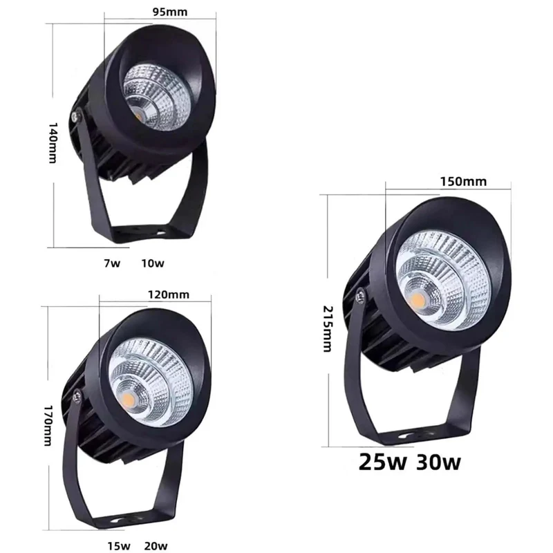 Tough As Nails 25W Green LED Flood Light With Rotatable Die Cast Aluminum Housing And Slick IP65 Tempered Glass Lens Built For Yard Projects That Beat Rain And Snow All Day Long