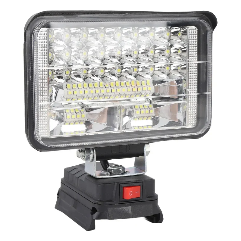 Heavy Duty Cordless LED Flood Light With USB Power Ports And Bad Boy 50 Watt Shop Lamp Bringing Knockout 5400 Lumen Glow And No Sweat Setup For Your Next Garage Build Or Job Site