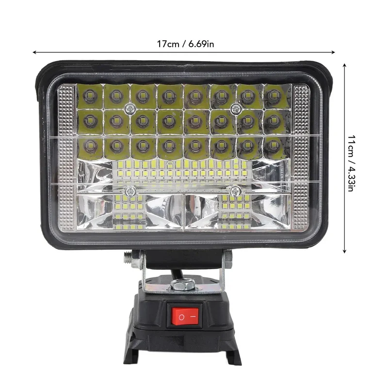 Heavy Duty Cordless LED Flood Light With USB Power Ports And Bad Boy 50 Watt Shop Lamp Bringing Knockout 5400 Lumen Glow And No Sweat Setup For Your Next Garage Build Or Job Site