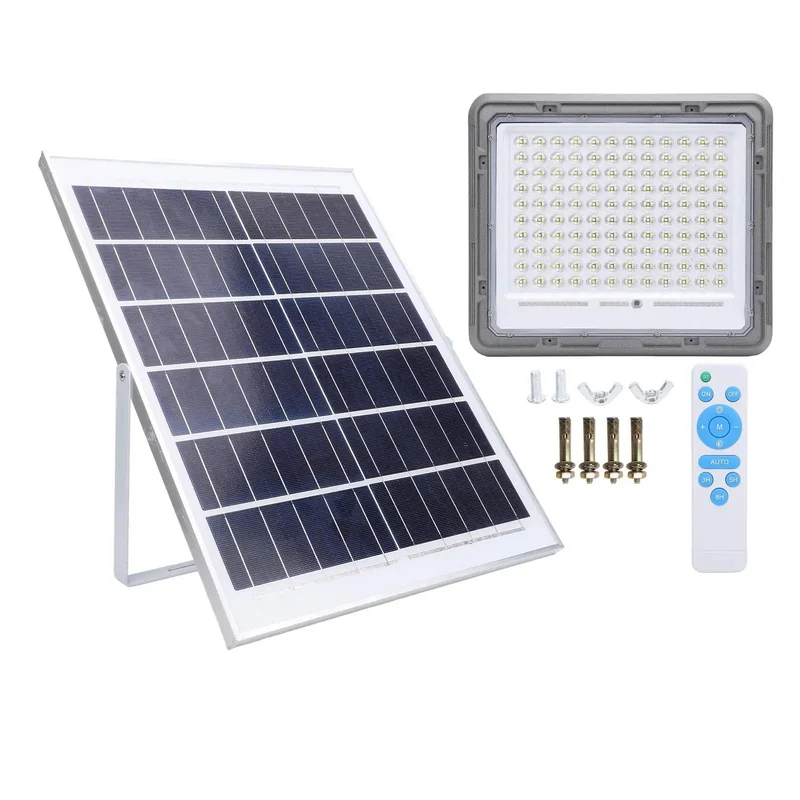 Rock Hard Solar Flood Light With Super Bright Led Arrays Delivering Four Hundred Watt Equivalent Glow For Killer Yard Security Illumination At Your Driveway Patio Or Fence Line Guaranteeing Roughly Thirty Hours Round The Clock Run Time Every Single Night