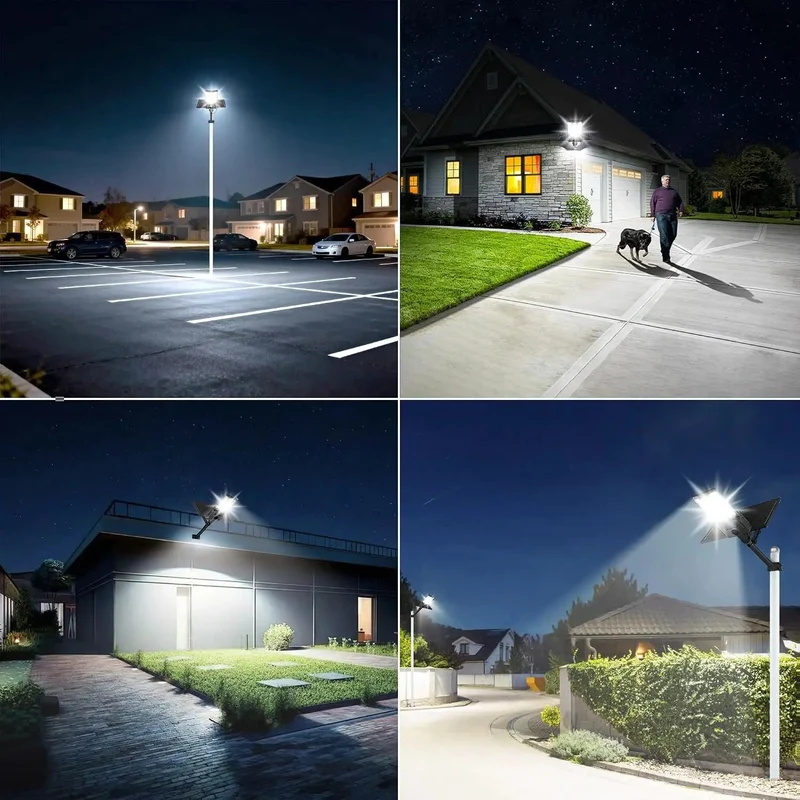 Top Shelf 30000 Lumen Solar Security Flood Lights With 144 Ultra Bright LEDs And Remote Control, Heavy Duty IP67 Weather Sealed Outdoor Lamp With Wire Free Operation For Yard And Driveway