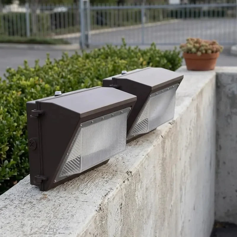 Hella Bright Outdoor Security Flood Lights 2 Pack Rock Solid Aluminum Housing With Smart Dusk To Dawn Photocensor And IP66 Weatherproof Rating Delivering 16800 Raw Lumens Of Crisp Daylight Glow