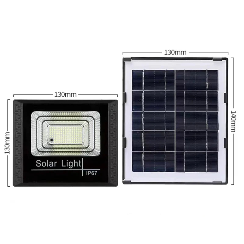 Heavy-Duty Solar Flood Lights Outdoor, Straight-Up Bright LED Lighting With Dusk To Dawn Motion Sensor, Remote Control Included, No-Sweat Cordless Wall Mount For Backyards, Commercial Lots And Job Sites