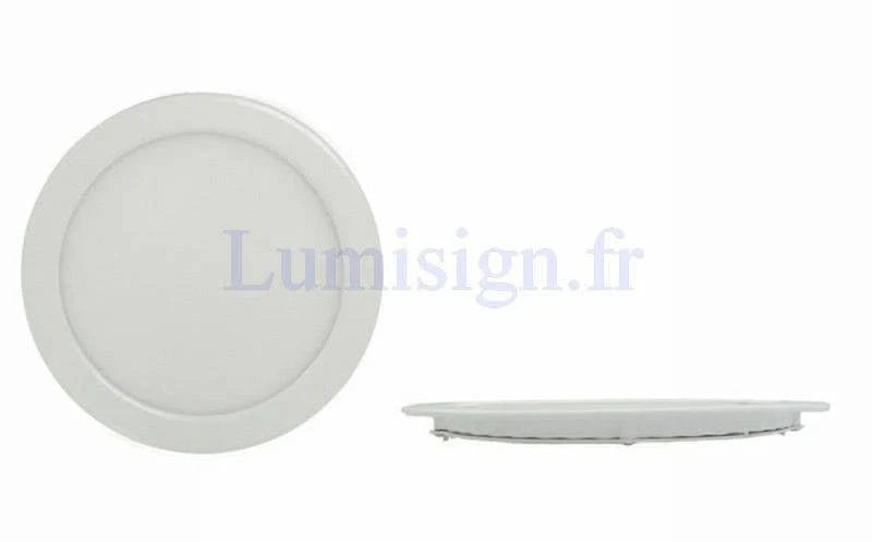 Spot encastrable LED blanc 12W Ø170 éclairage froid