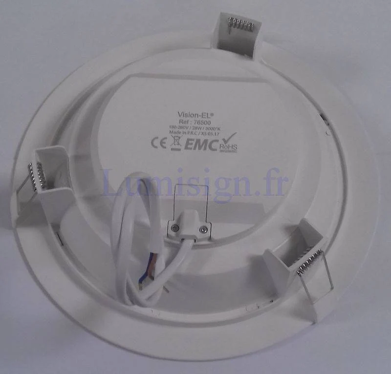 Spot encastrable LED COB 28W éclairage chaud