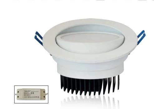 Spot encastrable orientable LED COB 12W éclairage neutre