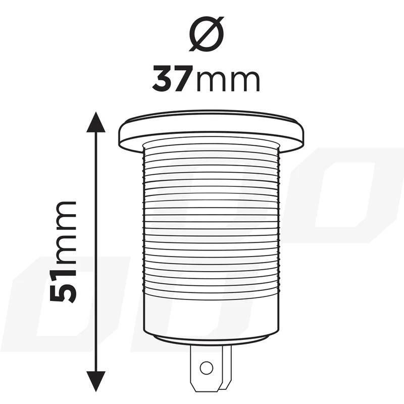 Chargeur USB double port 12/24V