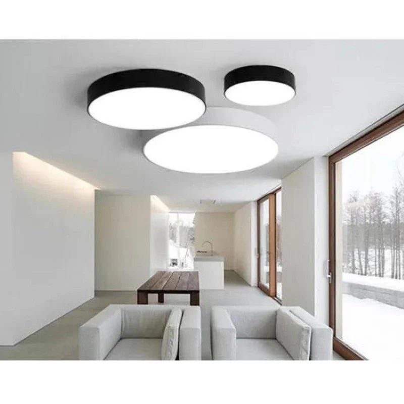 Plafonnier LED 24W Bois Wengé 38cm