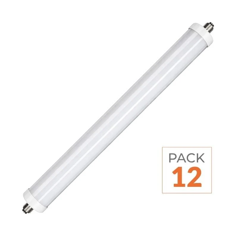 Réglette LED étanche 150cm 48W IP65 120lm/W Interconnectable - Pack de 12