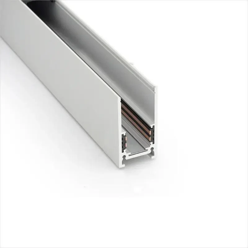 Rail Magnétique en Saillie 48V 1m BLANC