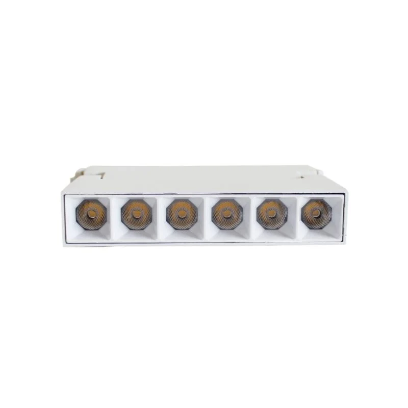 Projecteur LED sur Rail Magnétique 48V DC 6W BLANC Orientable