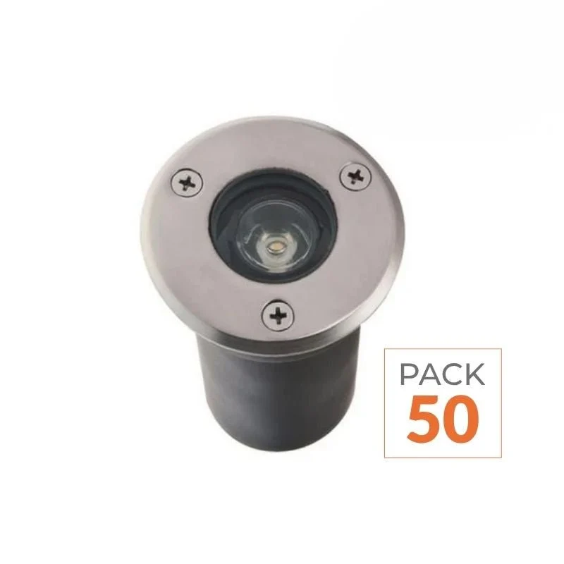 Spot Extérieur Encastrable LED IP65 220V Sol 3W 45° - Pack de 50