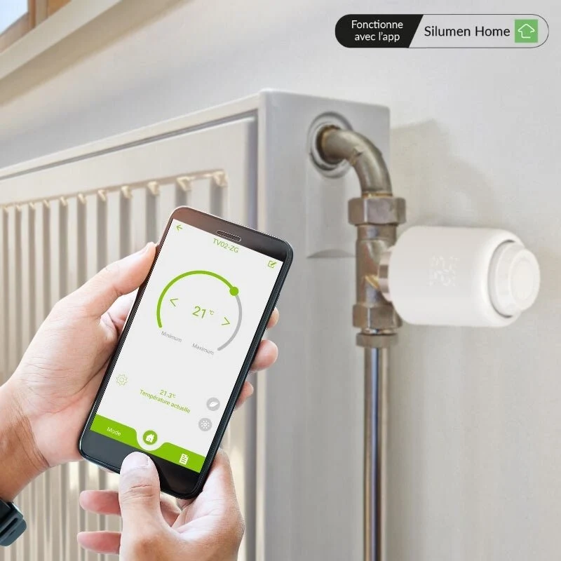Tête Thermostatique Connectée ZigBee Universelle