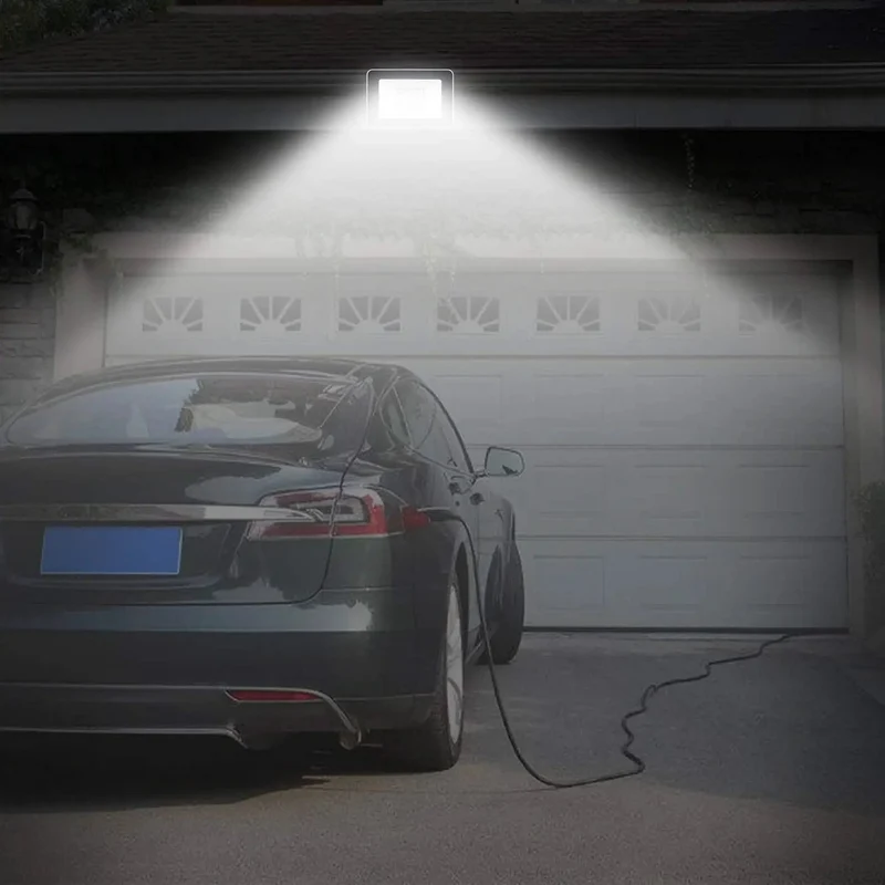 Slick High Output Solar Floodlight With 180 Degree Adjustable Head And Adaptive Light Sensor For Tough Yard Wall Mounted Security Illumination Pairs With A No Sweat Wireless Remote To Keep Your Perimeter Looking Badass After Dark