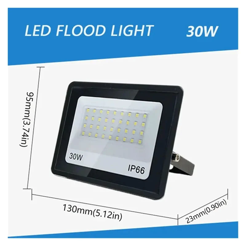 Killer Brightness Led Flood Light Ip66 Waterproof Outdoor Garden Spotlight Rock Solid Aluminum Housing Warm White Security Lamp Tough As Nails For Warehouse And Courtyard Needs