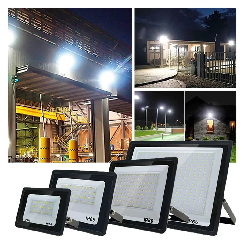 Killer Brightness Led Flood Light Ip66 Waterproof Outdoor Garden Spotlight Rock Solid Aluminum Housing Warm White Security Lamp Tough As Nails For Warehouse And Courtyard Needs