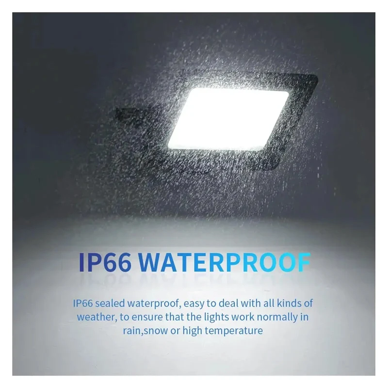 Killer Brightness Led Flood Light Ip66 Waterproof Outdoor Garden Spotlight Rock Solid Aluminum Housing Warm White Security Lamp Tough As Nails For Warehouse And Courtyard Needs