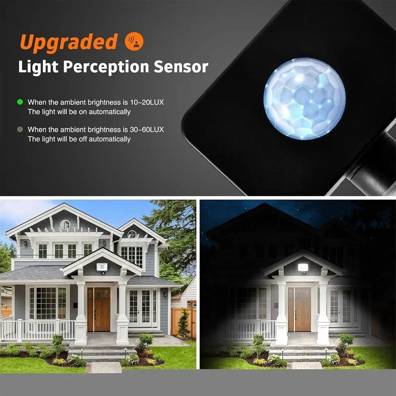 50W Led Outdoor Flood Light With Motion Activated Pir Sensor And Ip67 Weatherproof Housing Delivers Foolproof Brightness For Yards Garages Patios And Lots Making Nighttime Setup A Total Breeze No Sweat