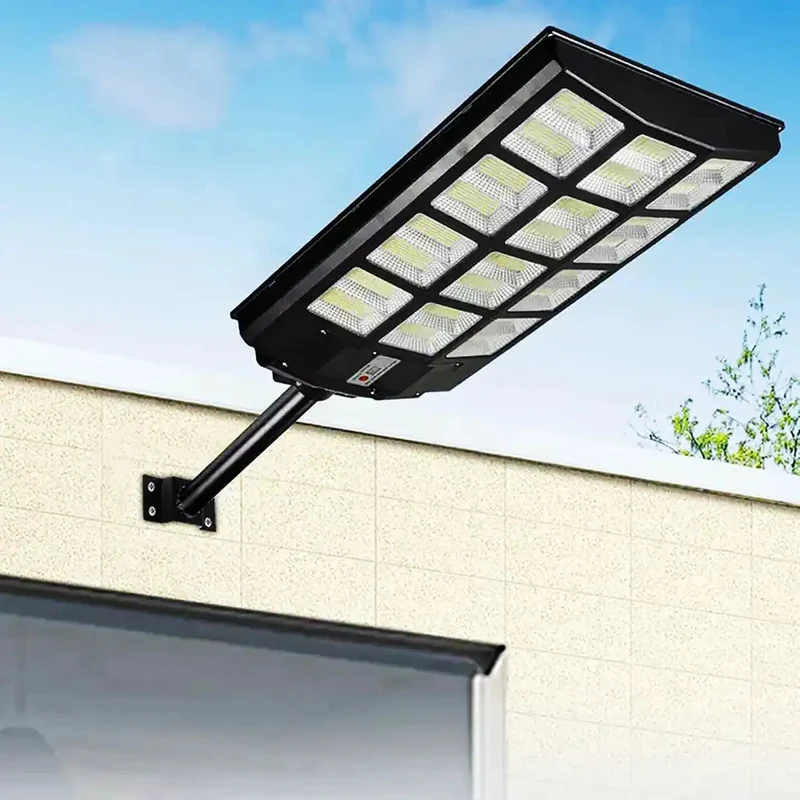 Heavy Duty Ultra Bright Solar Security Light With Remote Dusk To Dawn Trigger Tough As Nails IP65 Waterproof Led Flood Lamp For No Sweat Backyard Or Lot Setup