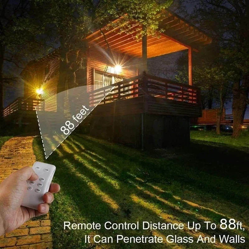 Heavy Duty 100 Watt LED Solar Flood Light Built To Perfection With Dual Cool And Warm White Switches For Rock Solid Yard Security Smooth Outdoor Lighting And A Total Game Change Setup