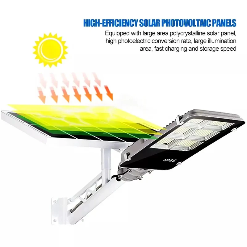 Built Tough Solar Street Lights Outdoor, Drop Your Electric Bill With IP65 Weatherproof Dusk To Dawn Security Flood Lights, Rock Solid Pole Wall Mount LEDs For Driveway And Commercial Lots