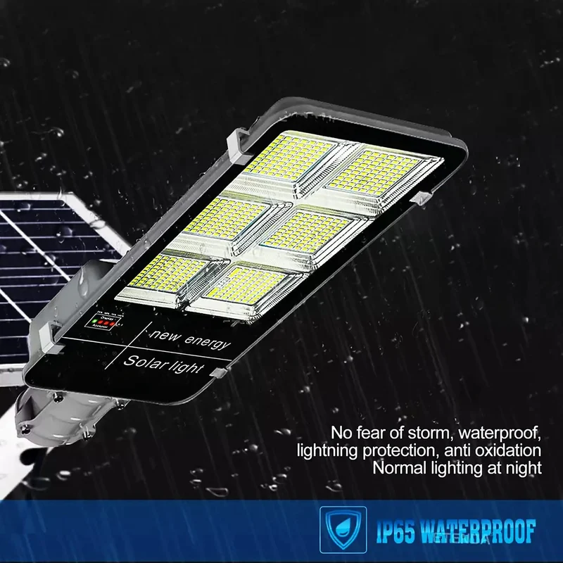 Built Tough Solar Street Lights Outdoor, Drop Your Electric Bill With IP65 Weatherproof Dusk To Dawn Security Flood Lights, Rock Solid Pole Wall Mount LEDs For Driveway And Commercial Lots