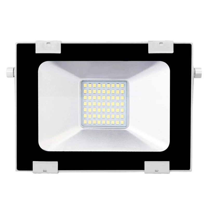 Badass 12 Pack 30W Led Outdoor Floodlights 3000 Lumen Security Spotlights Ip65 Waterproof Daylight White Wall Mount Exterior Lighting Built Tough No Sweat