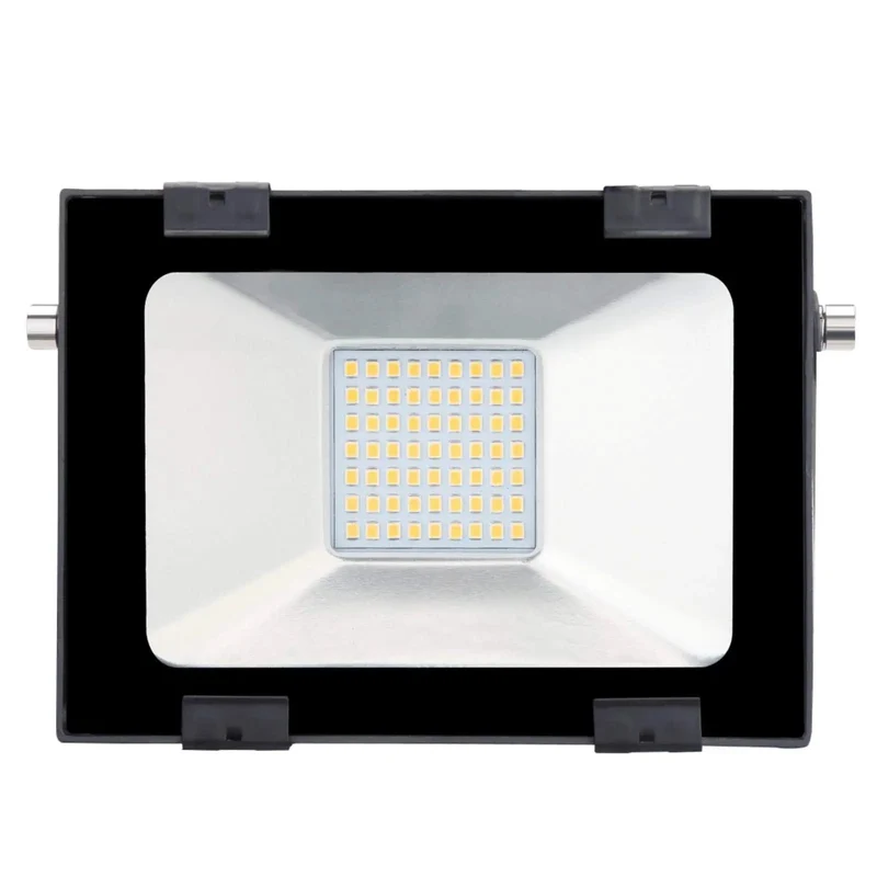 Heavy Duty 30W LED Floodlight 5 Pack, Super Bright 3000 Lumen Security Light, Tough As Nails IP65 Waterproof Aluminum Wall Lamp For Garden Garage Warehouse And Backyard Warm White 3000K Projector