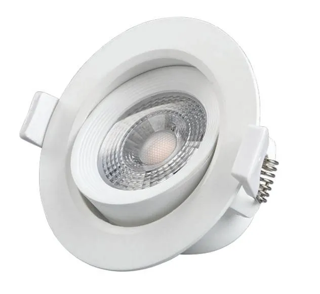 Spot encastrable orientable LED COB 7W éclairage neutre