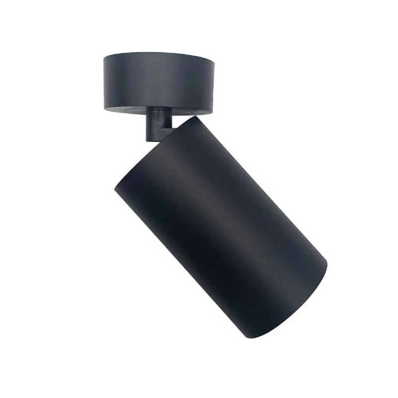 Spot LED en saillie Noir Orientable pour Ampoule GU10