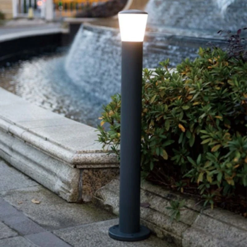 Borne de Jardin Grise 7W 80cm IP54
