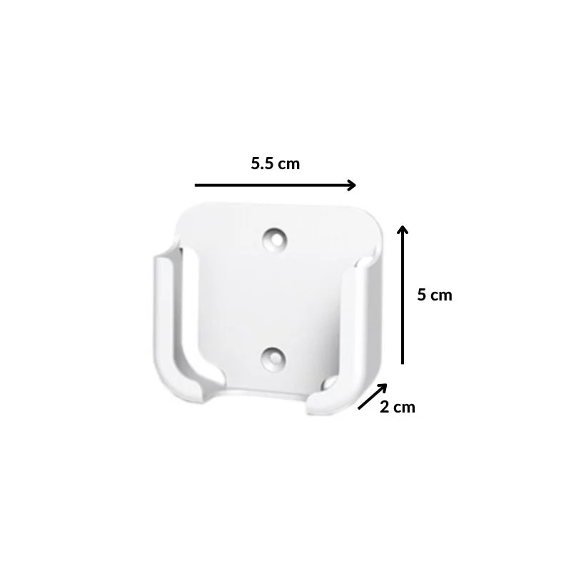Support Mural Blanc pour Télécommande