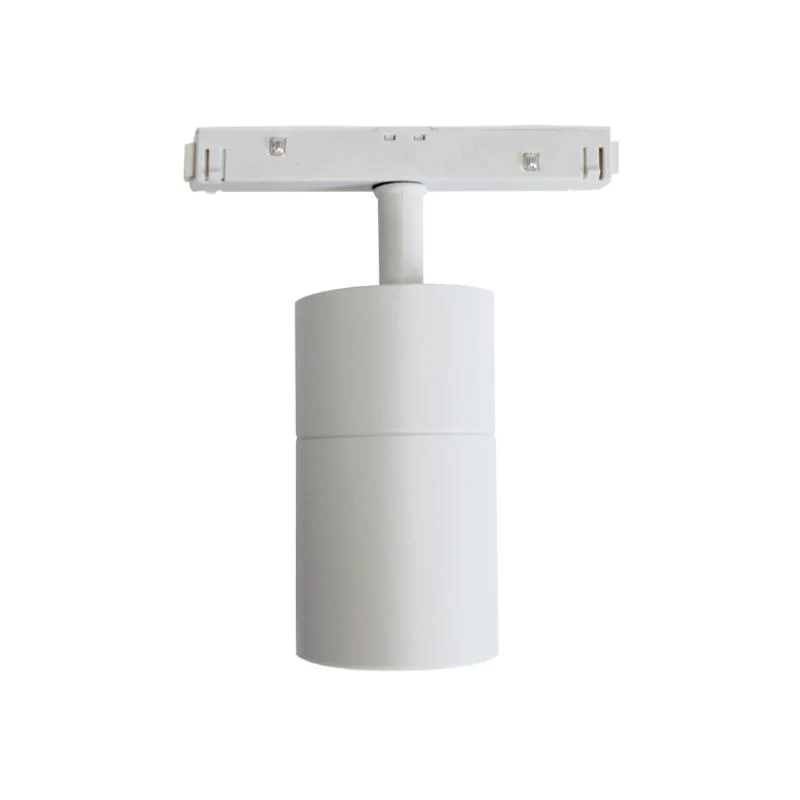 Spot LED sur Rail Magnétique 48V 15W Orientable BLANC