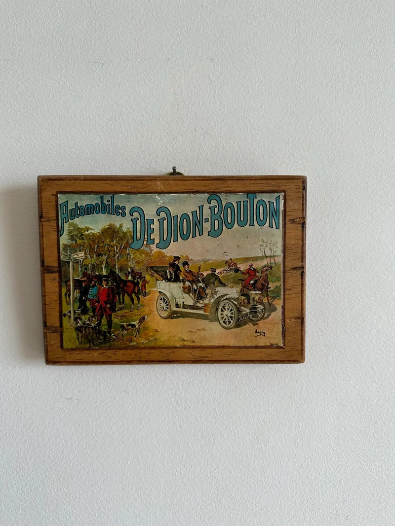 Images publicitaires sur bois