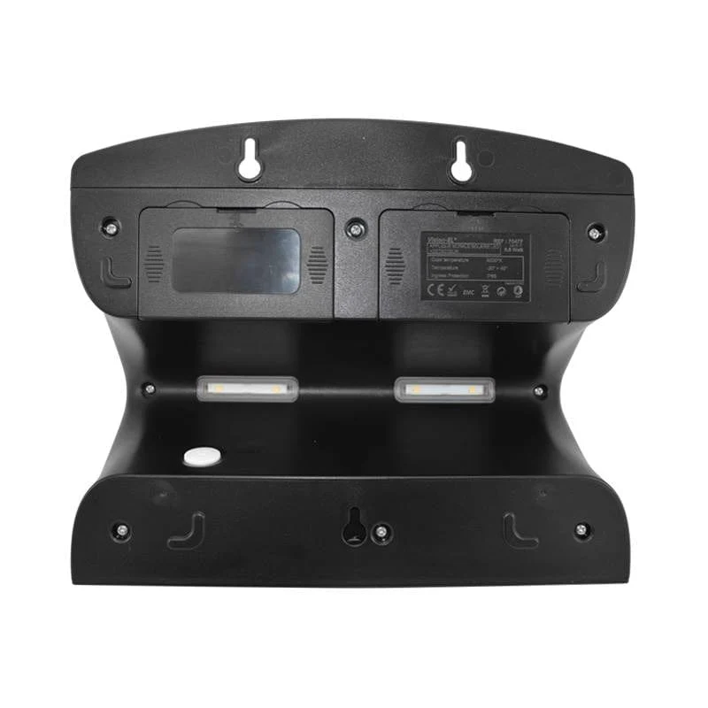 Applique extérieure LED solaire avec détecteur 6.8W noire