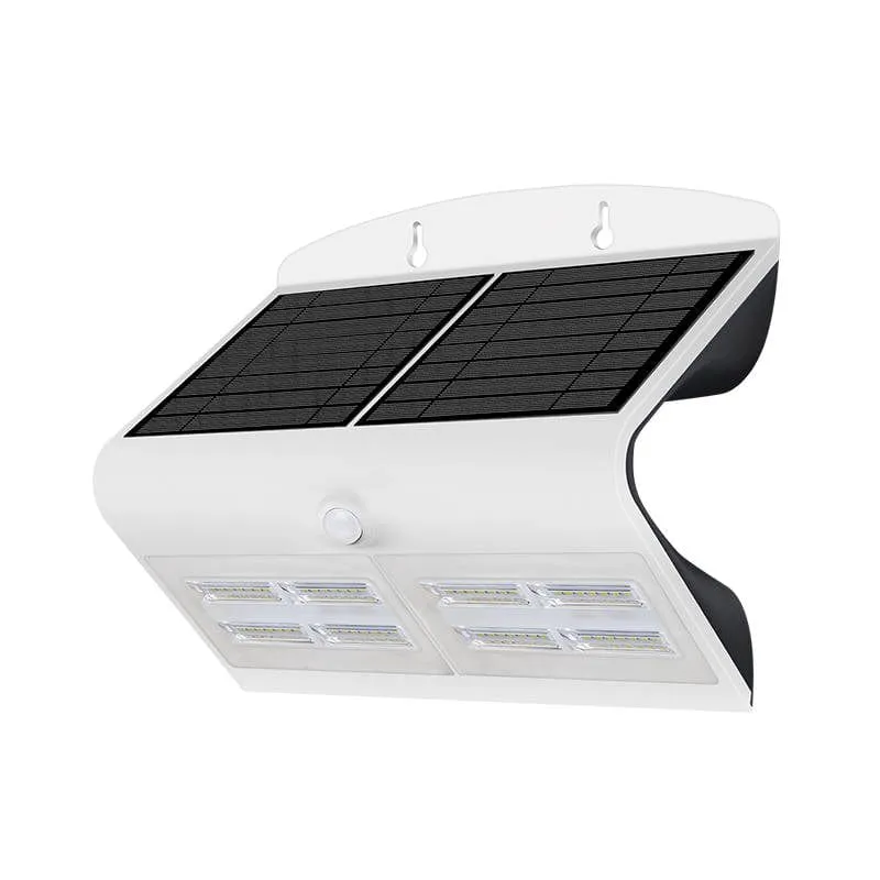 Applique extérieure LED solaire avec détecteur 6.8W blanche