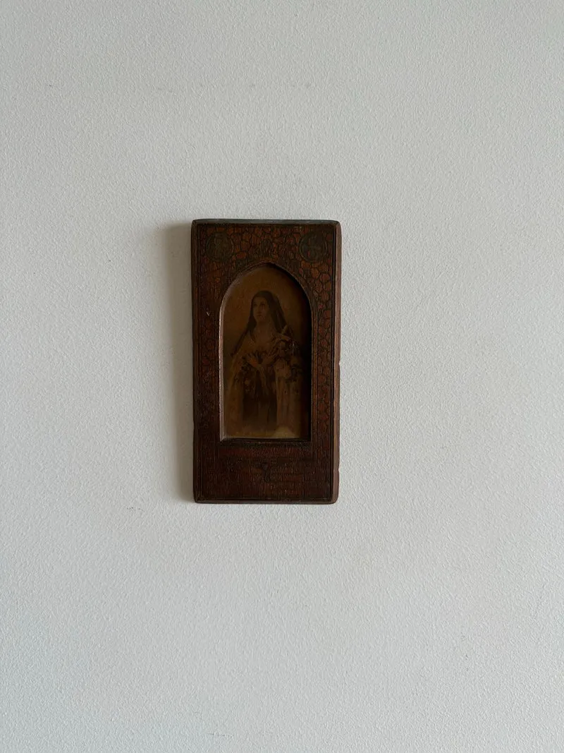 Ensemble de petits cadres fin XIXème début XXème en bois