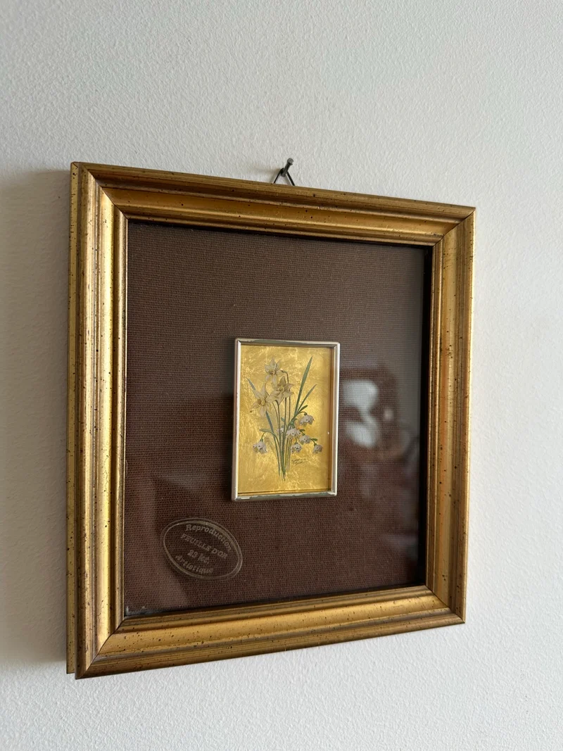 Chromolithographies d'Art à la feuille d'or