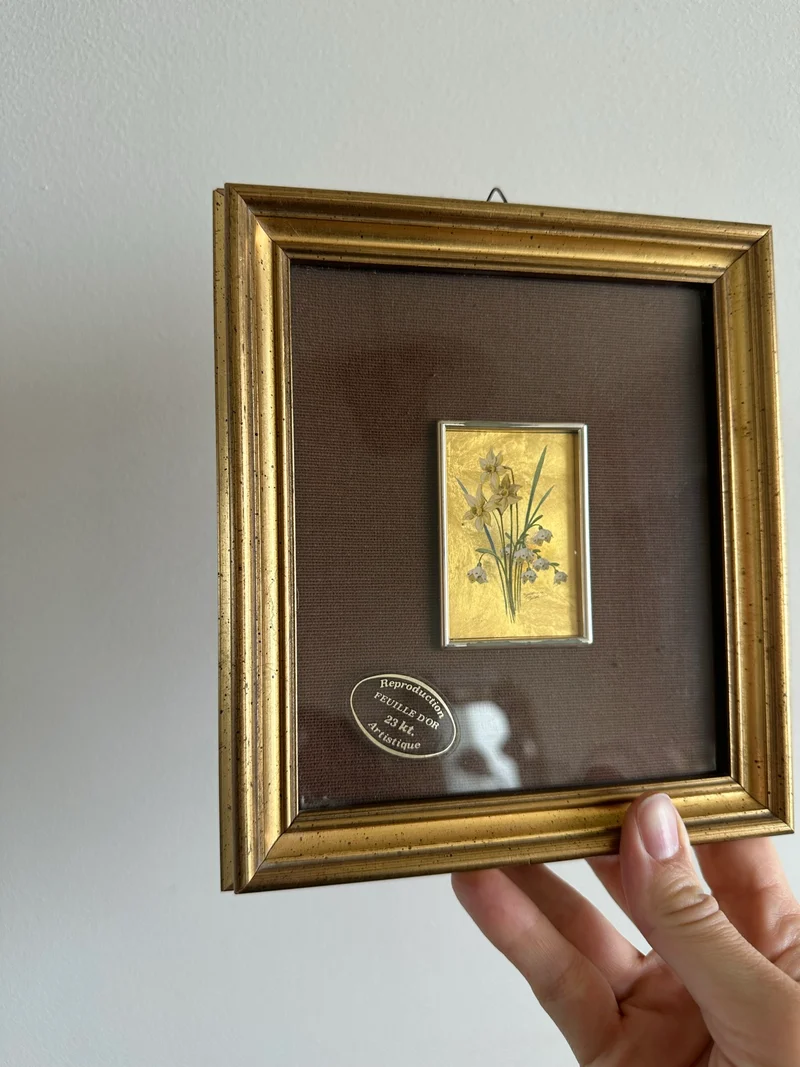 Chromolithographies d'Art à la feuille d'or